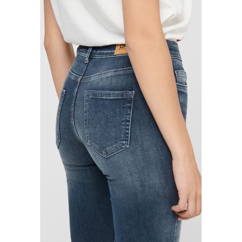 Only Blue Cotton Skinny Jeans
