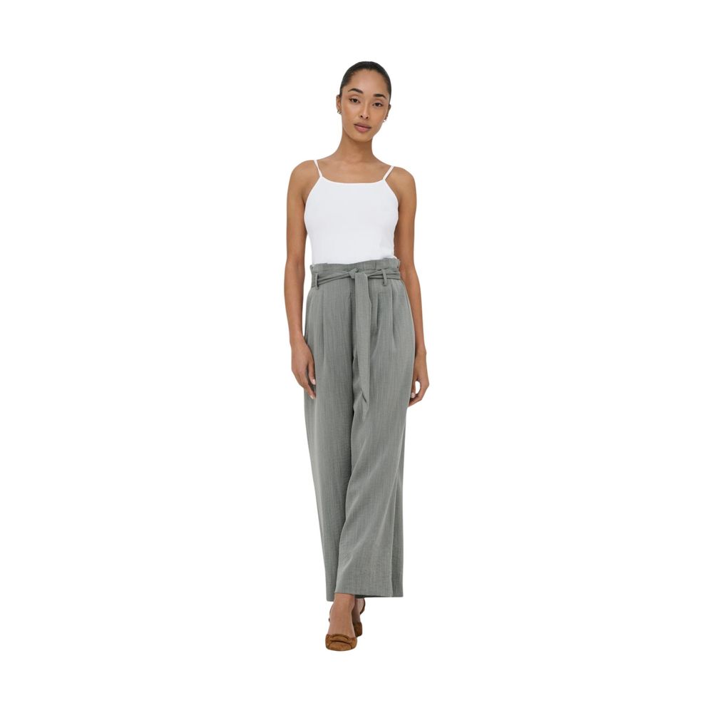 Only Bicolor Viscose Casual Pants