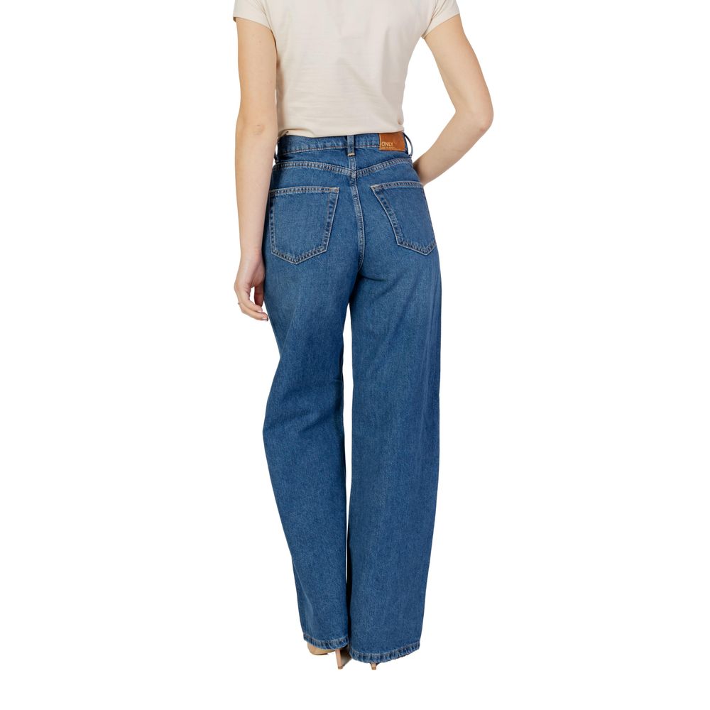 Only Blue Cotton Relaxed Fit Jeans
