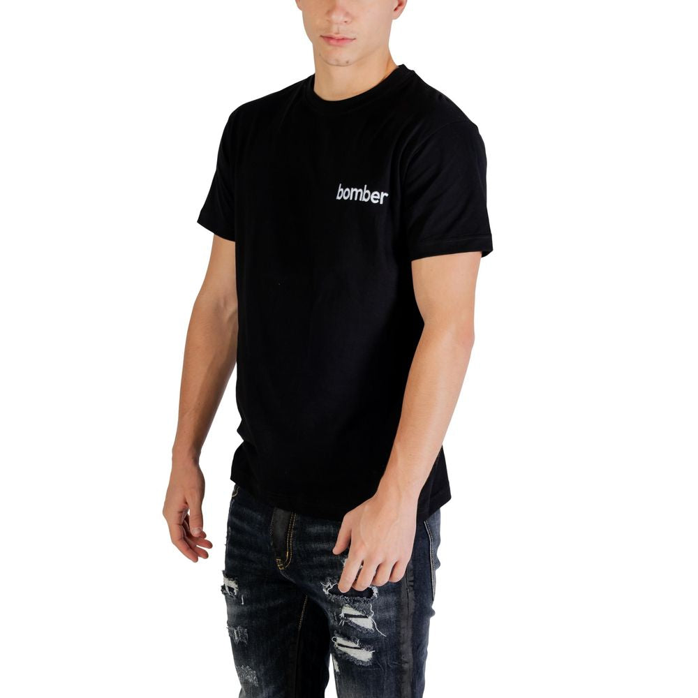 The Bomber Black Cotton Sportswear
