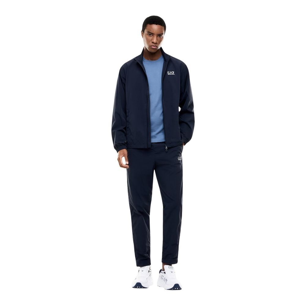 EA7 Emporio Armani Blue Cotton Sportswear