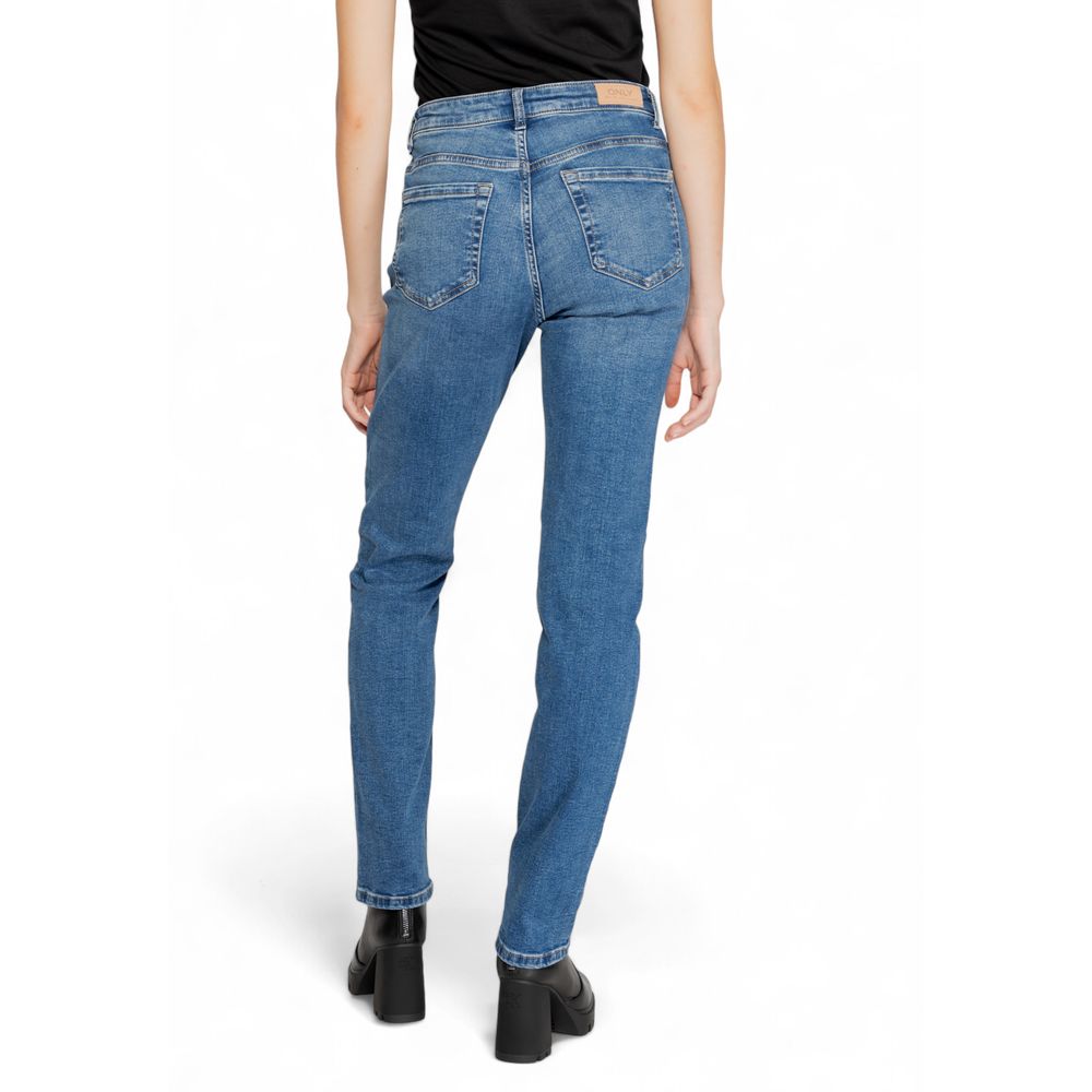 Only Blue Cotton Skinny Jeans