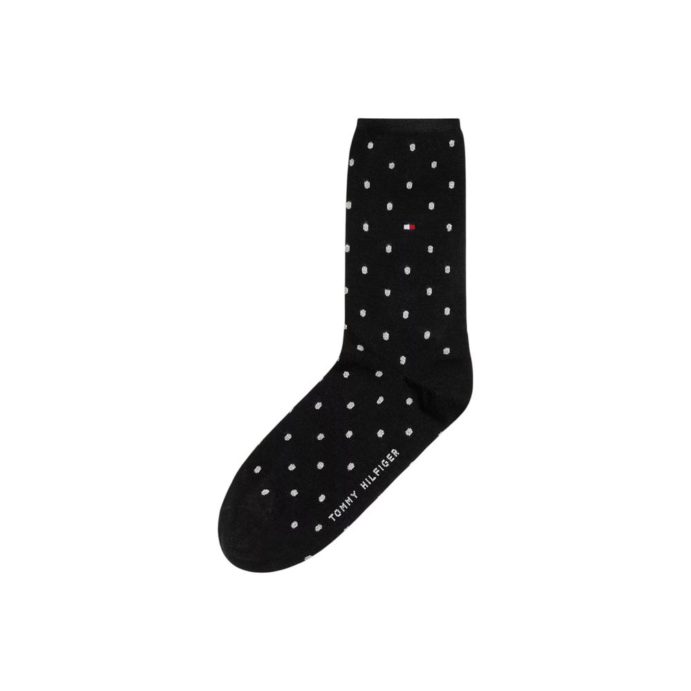 Tommy Hilfiger Black And White Cotton Socks