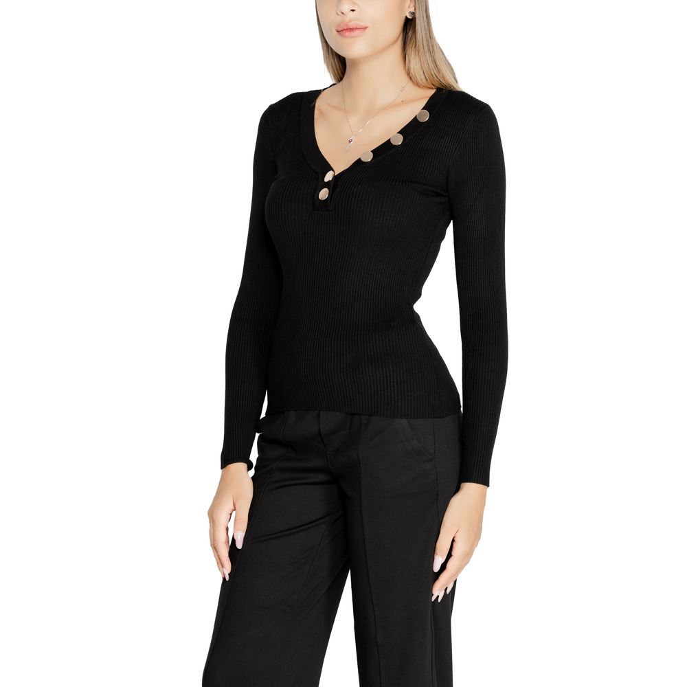 Morgan De Toi Black Viscose Sweatshirt