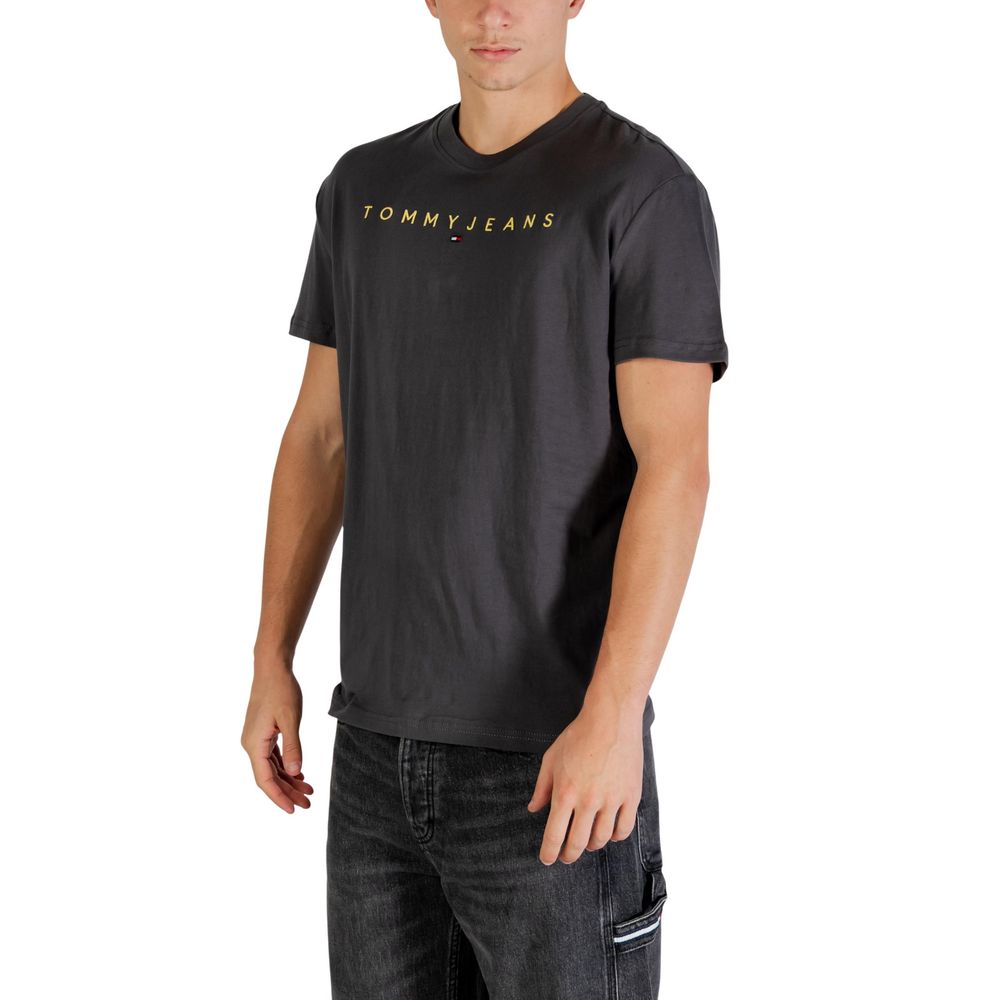Tommy Hilfiger Jeans Gray Recycled Cotton T-Shirt
