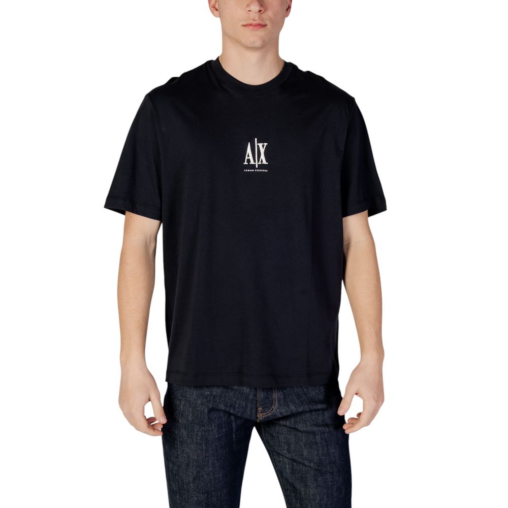 Armani Exchange Blue Cotton T-Shirt