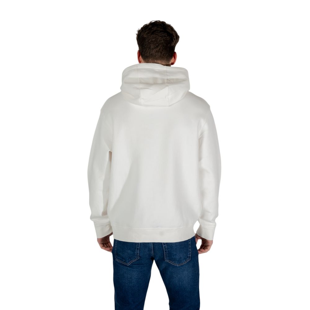 Armani Exchange Cream Cotton Hoodie