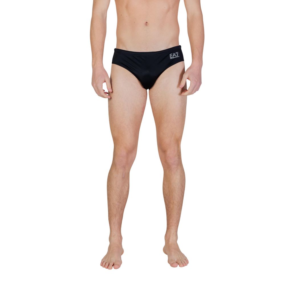 EA7 Emporio Armani Bicolor Polyester Swim Briefs