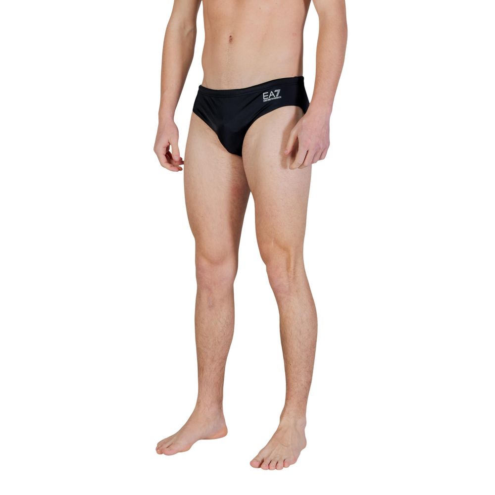 EA7 Emporio Armani Bicolor Polyester Swim Briefs