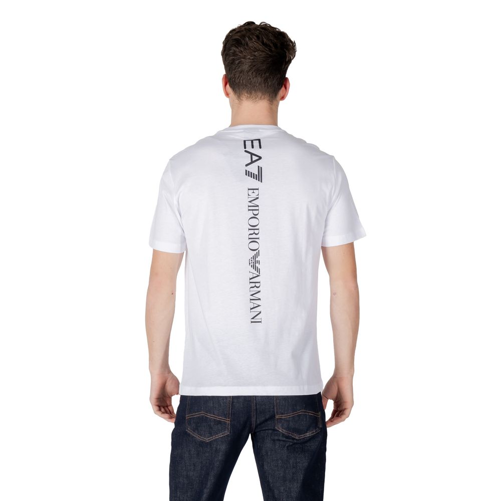 EA7 Emporio Armani Black And White Cotton Sportswear