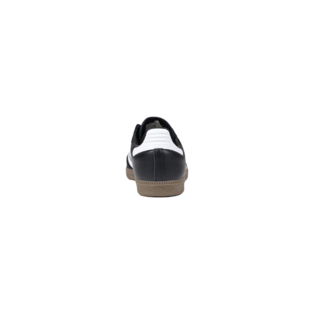 Adidas Originals Black Leather Athletic Sneakers