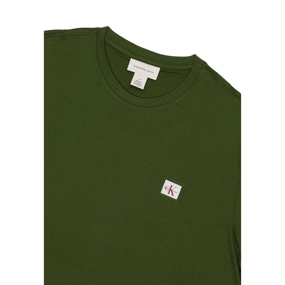 Calvin Klein Jeans Green Cotton T-Shirt