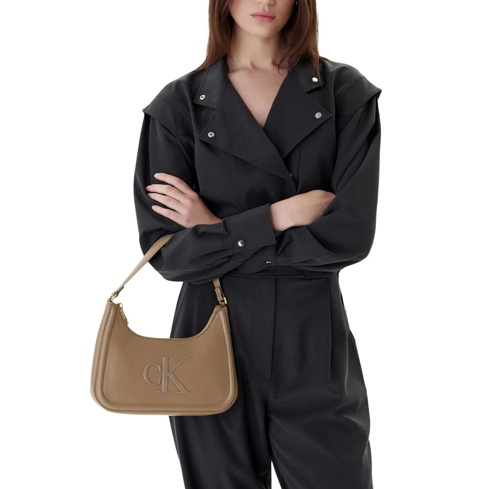 Calvin Klein Beige Polyethylene Handbag
