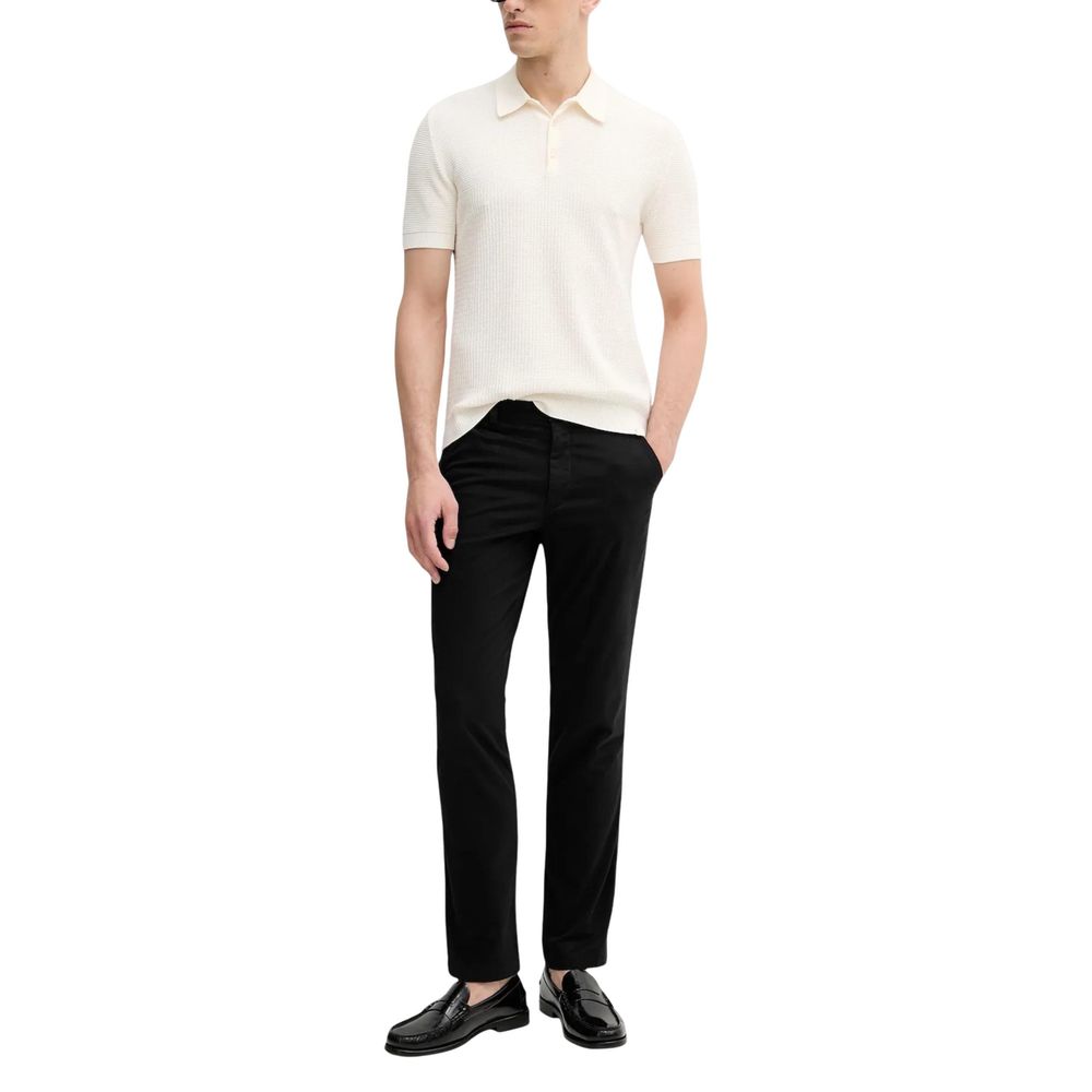 Calvin Klein Jeans Black Cotton Casual Pants