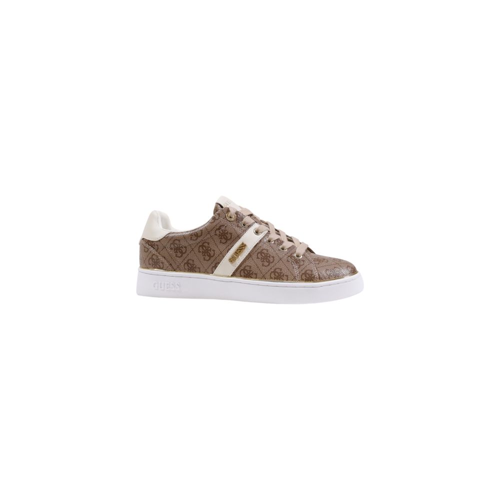 Guess Beige Polyethylene Low Top Sneakers
