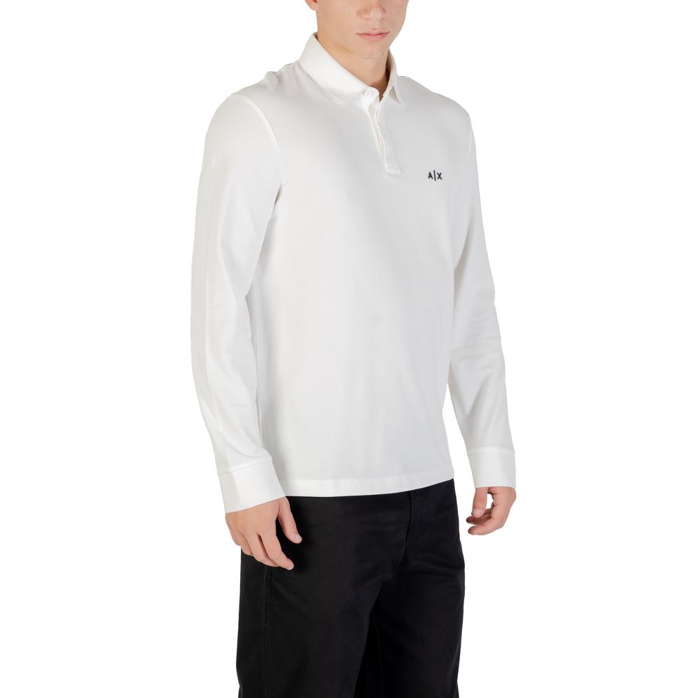 Armani Exchange Cream Cotton Long Sleeve T-Shirt