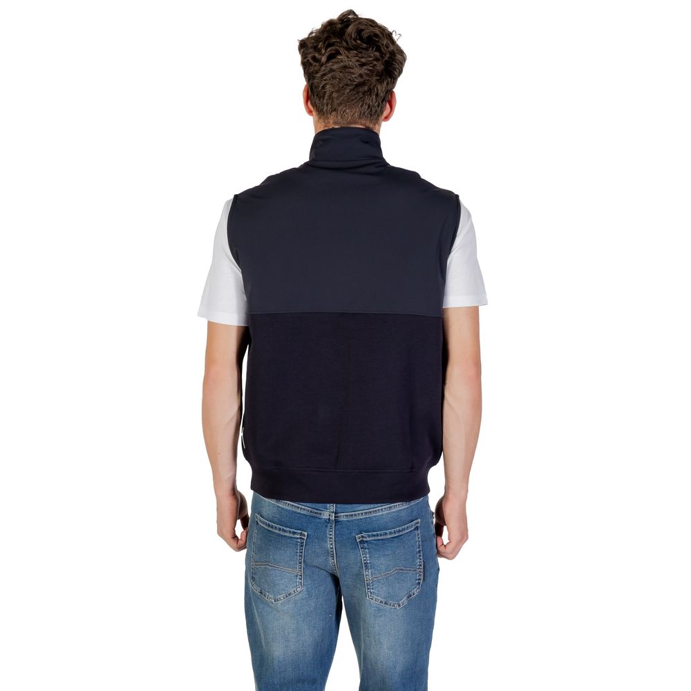Armani Exchange Blue Cotton Sweatshirt