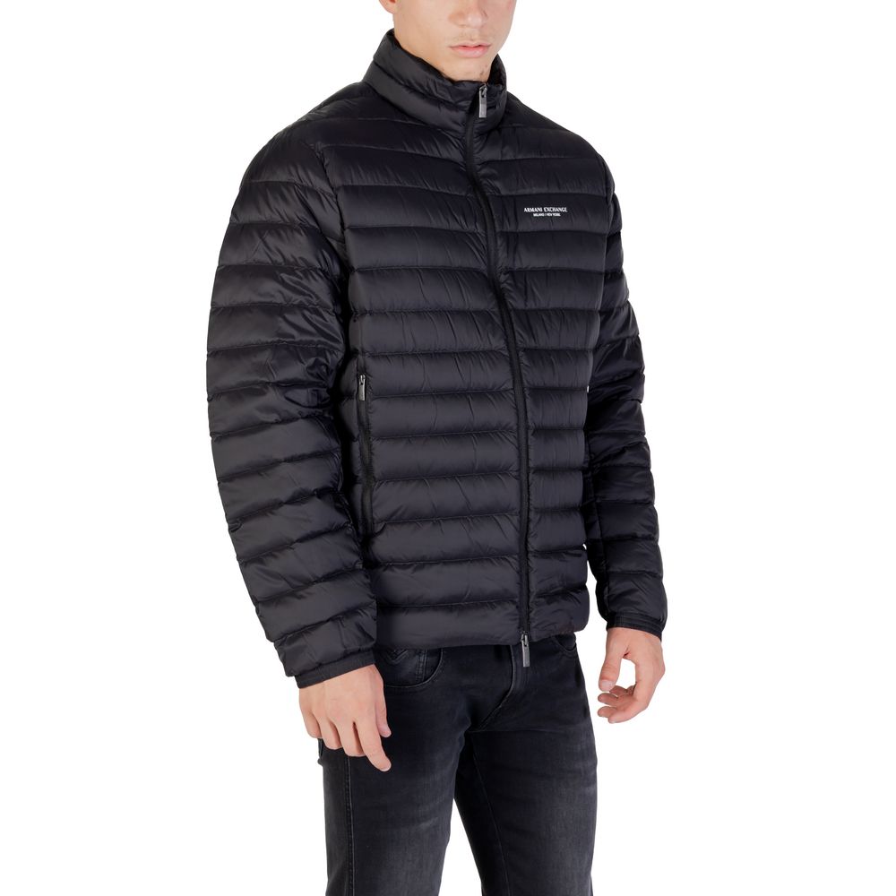 Armani Exchange Black Polyamide Shell Jacket