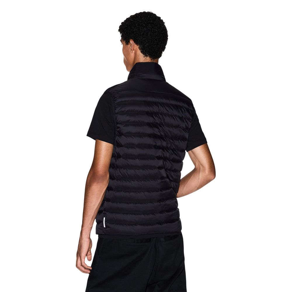 Armani Exchange Black Polyamide Sleeveless Jacket