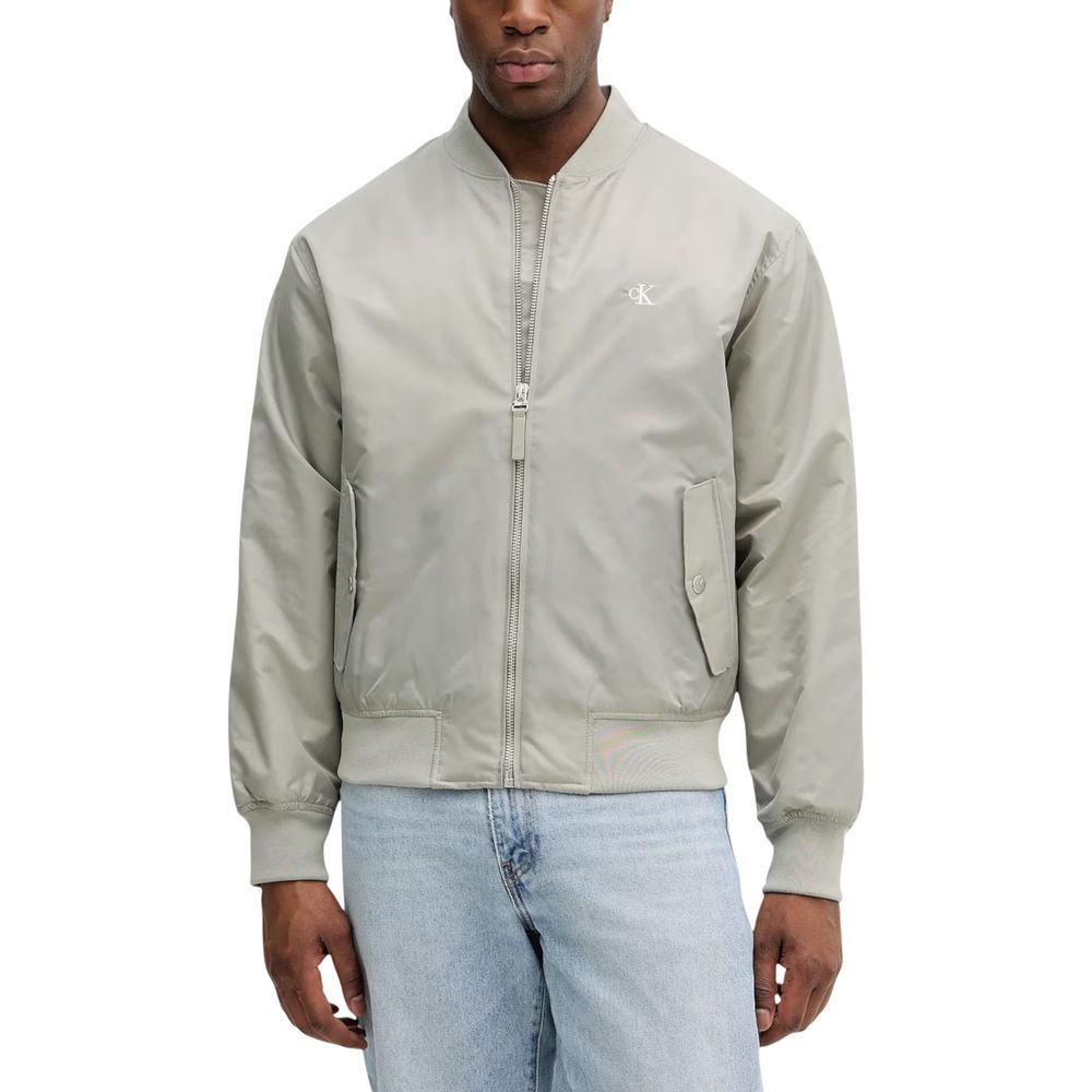 Calvin Klein Jeans Bicolor Polyamide Bomber