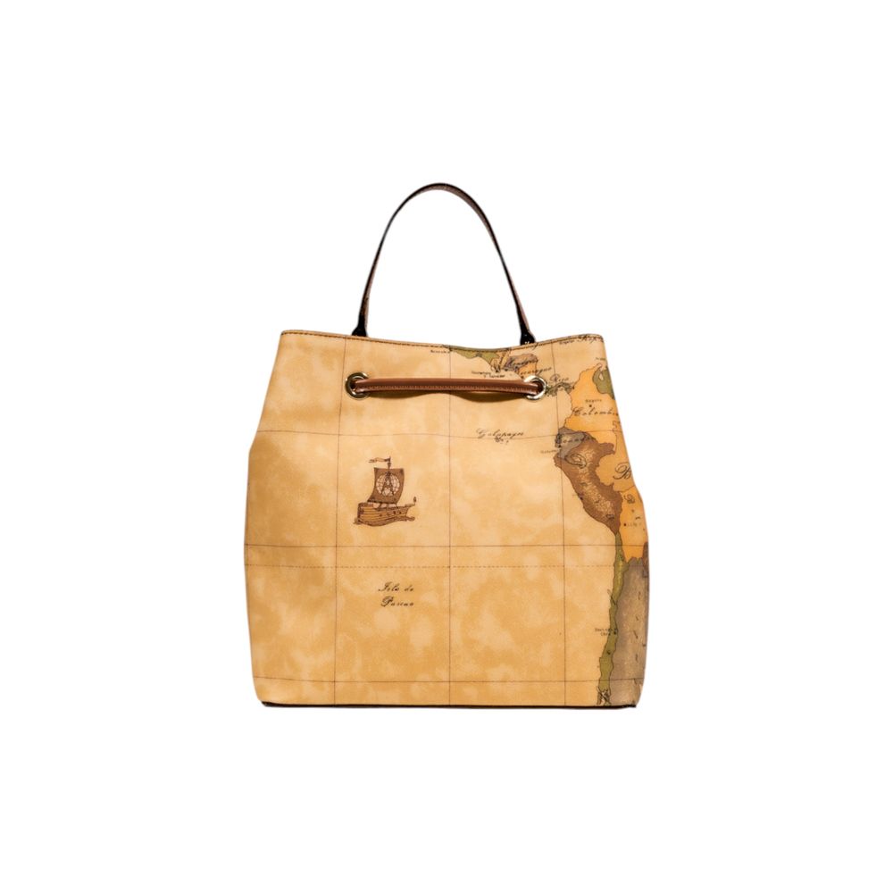 Alviero Martini Prima Classe Beige Leather Handbag