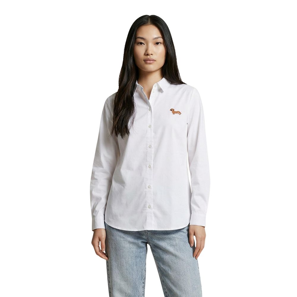 Jacqueline De Yong Cream Cotton Blouse