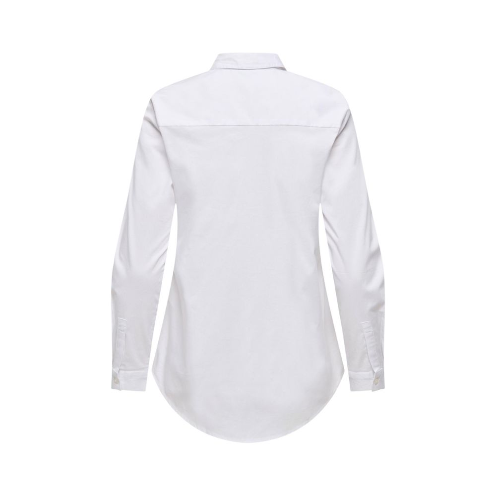 Jacqueline De Yong Cream Cotton Blouse