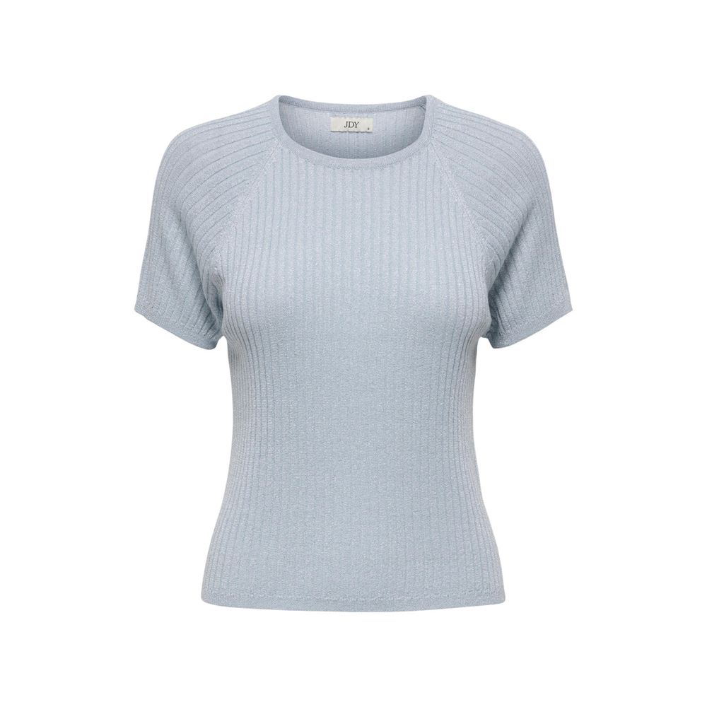 Jacqueline De Yong Blue Viscose T-Shirt