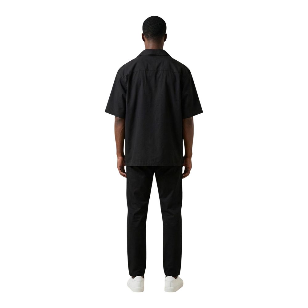 Only & Sons Black Cotton Shortsleeve Shirt
