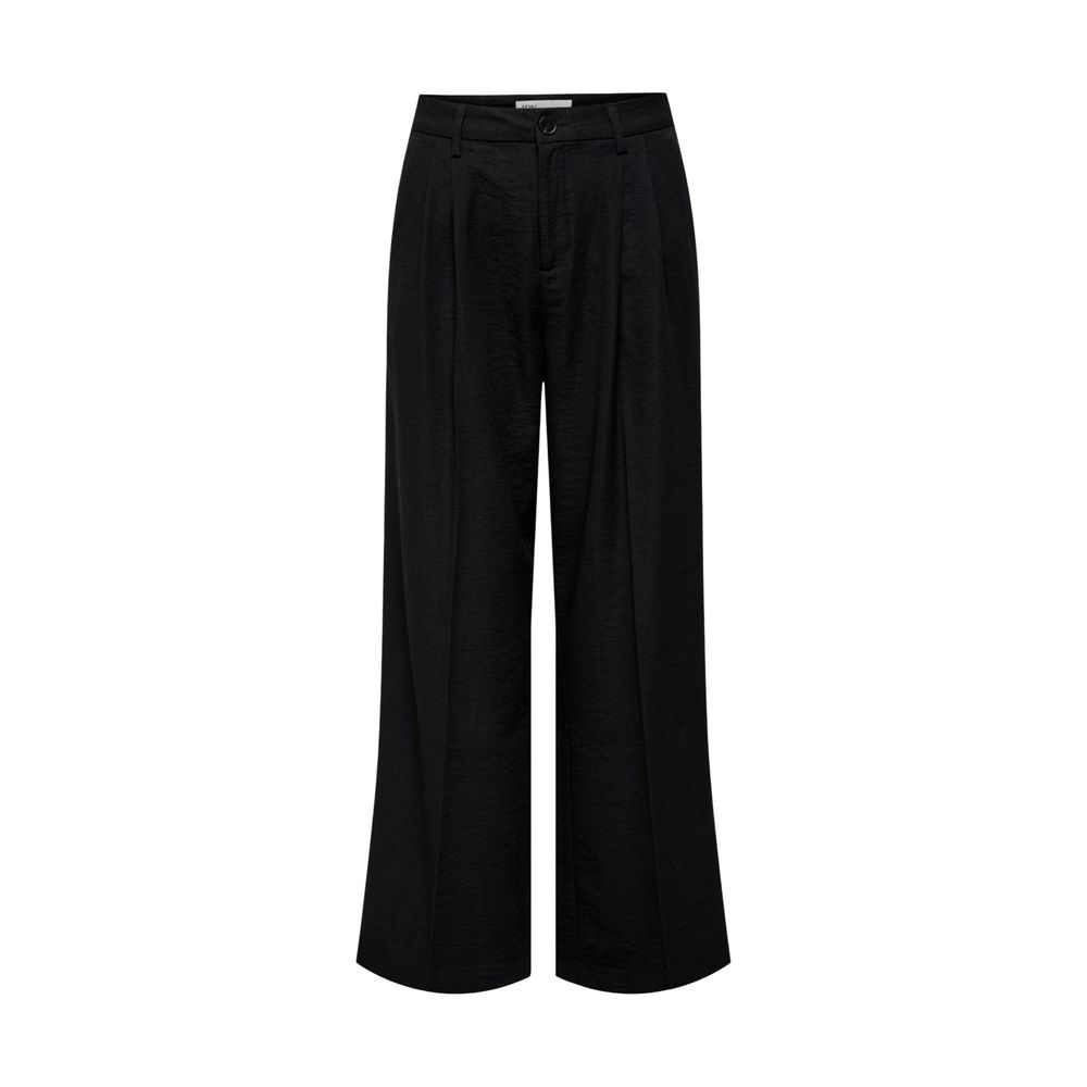 Jacqueline De Yong Black Viscose Casual Pants