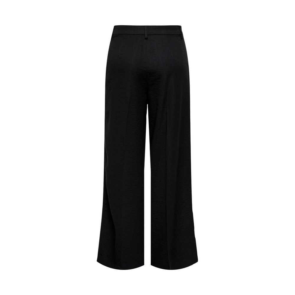 Jacqueline De Yong Black Viscose Casual Pants