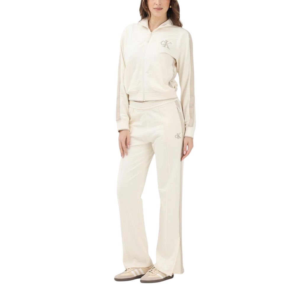 Calvin Klein Jeans Cream Cotton Joggers (Workout Pants)