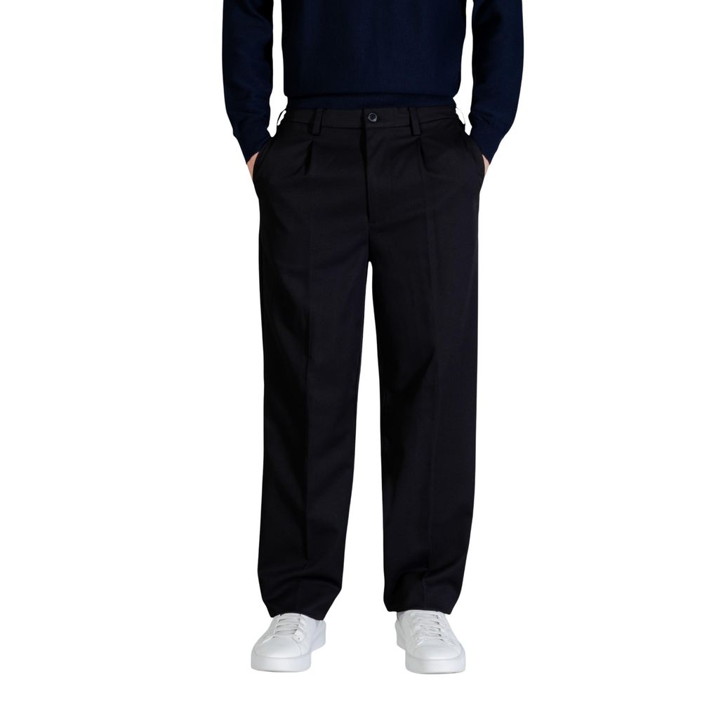 Only & Sons Black Recycled Polyester Casual Pants