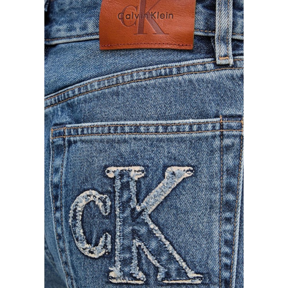 Calvin Klein Jeans Blue Cotton Mom Jeans