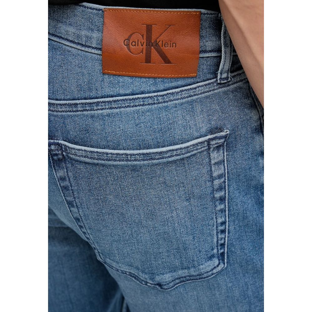 Calvin Klein Jeans Blue Cotton Relaxed Fit Jeans