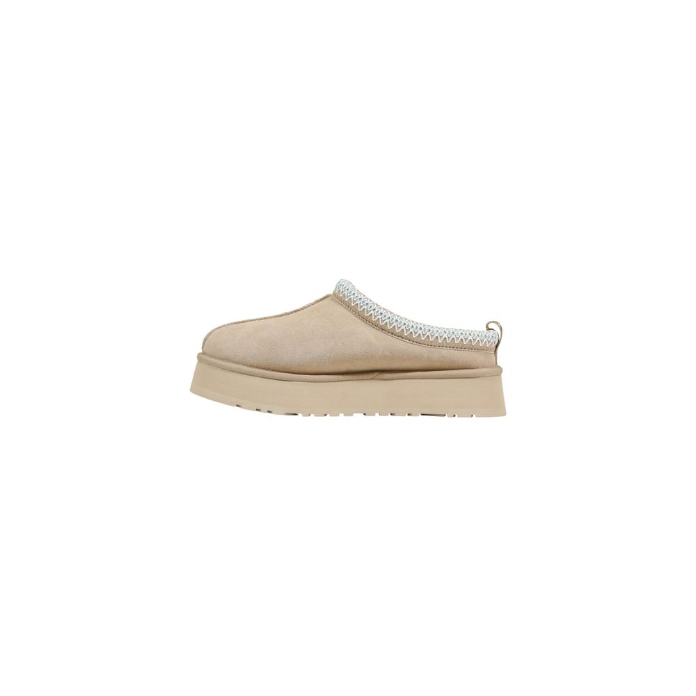 UGG Beige Suede Leather Slippers