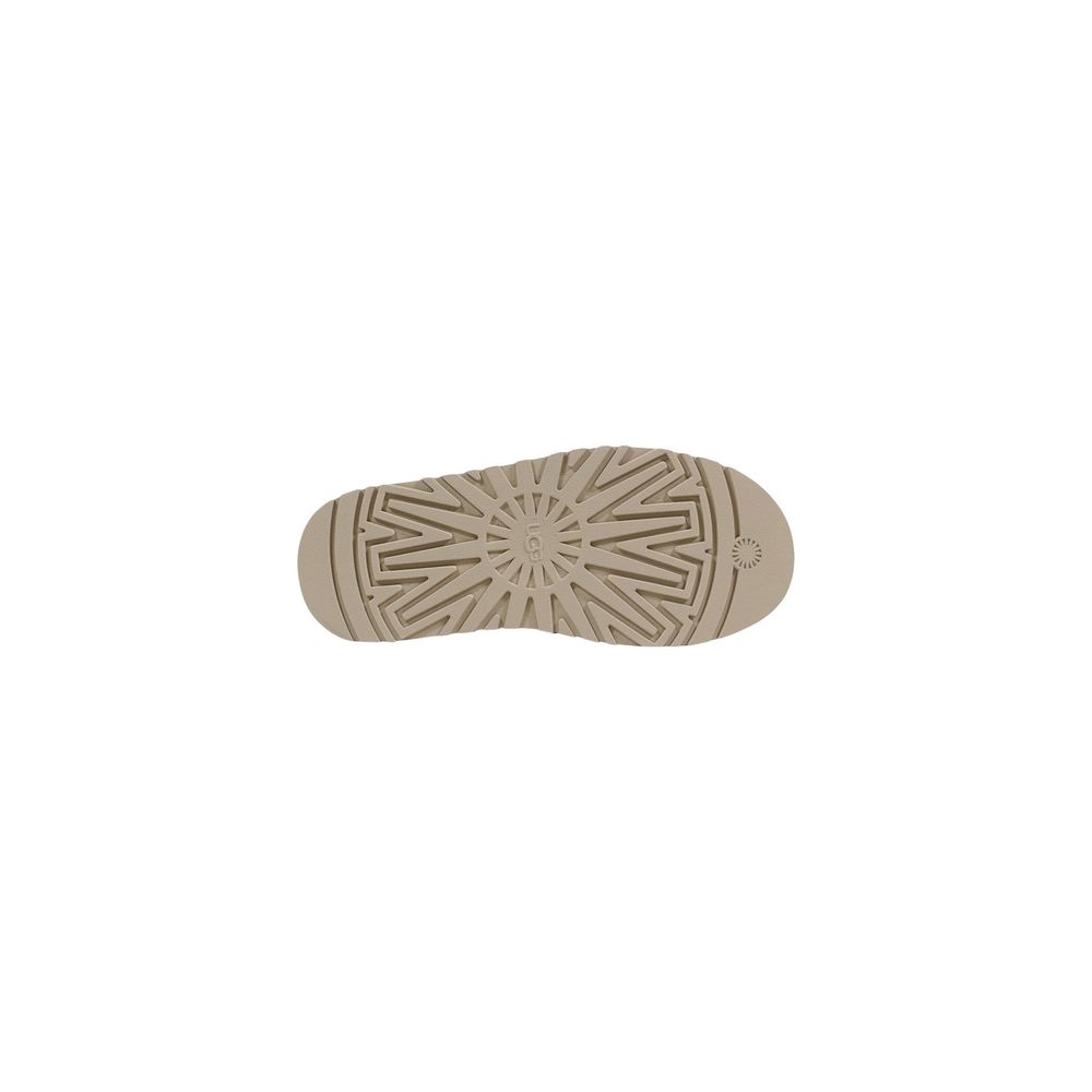 UGG Beige Suede Leather Slippers
