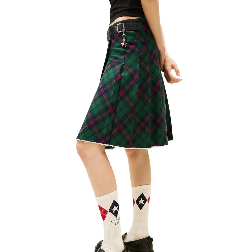 Tommy Hilfiger Jeans Bicolor Cotton Mini Skirt