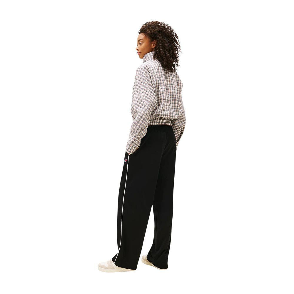 Tommy Hilfiger Jeans Black Recycled Polyester Joggers (Workout Pants)