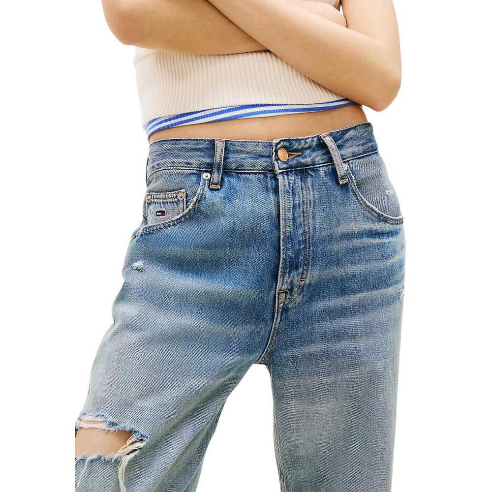 Tommy Hilfiger Jeans Blue Recycled Cotton Boyfriend Jeans