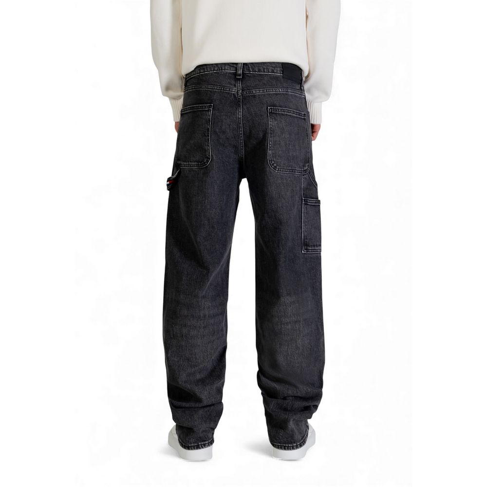 Tommy Hilfiger Jeans Black Recycled Cotton Relaxed Fit Jeans