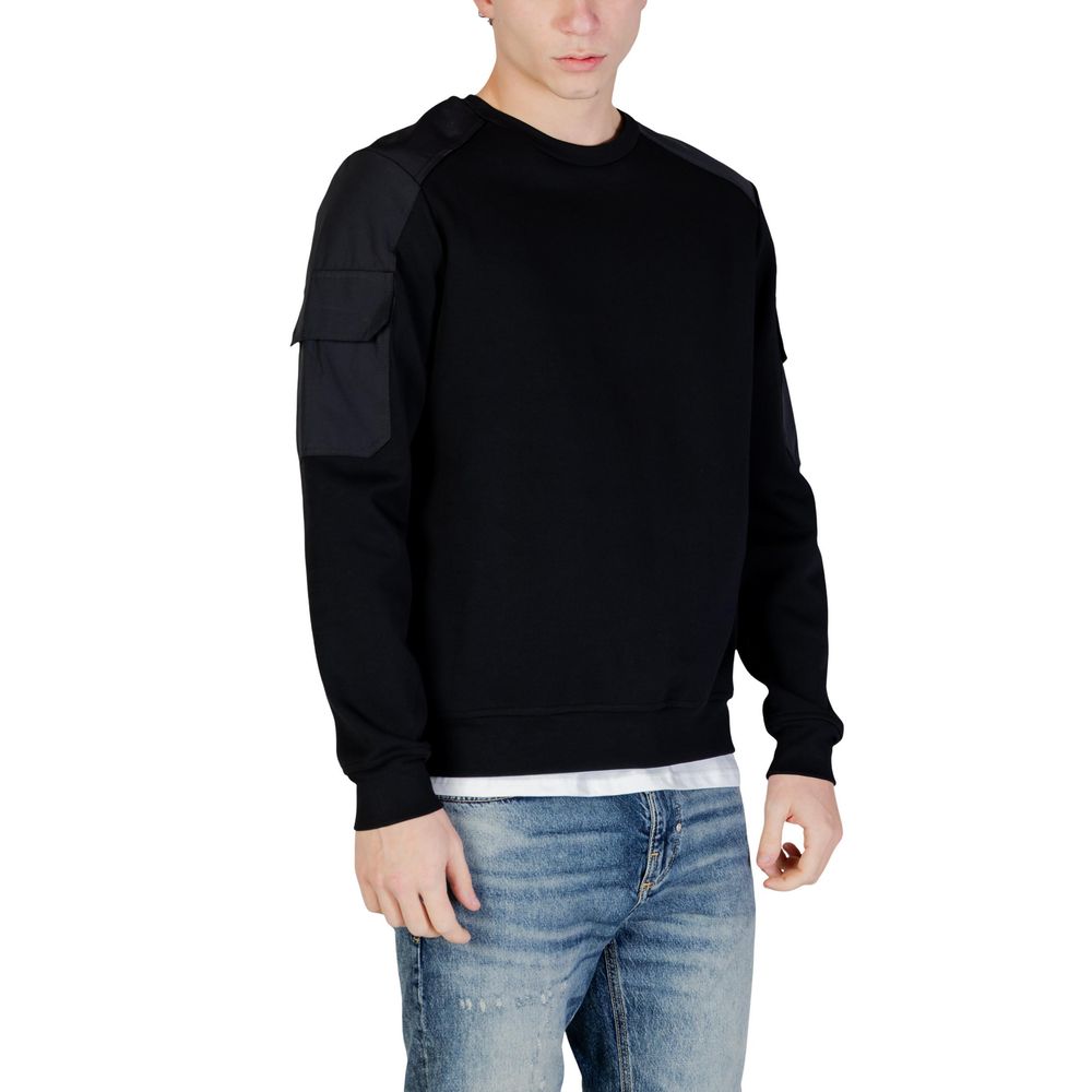 Antony Morato Black Cotton Sweatshirt