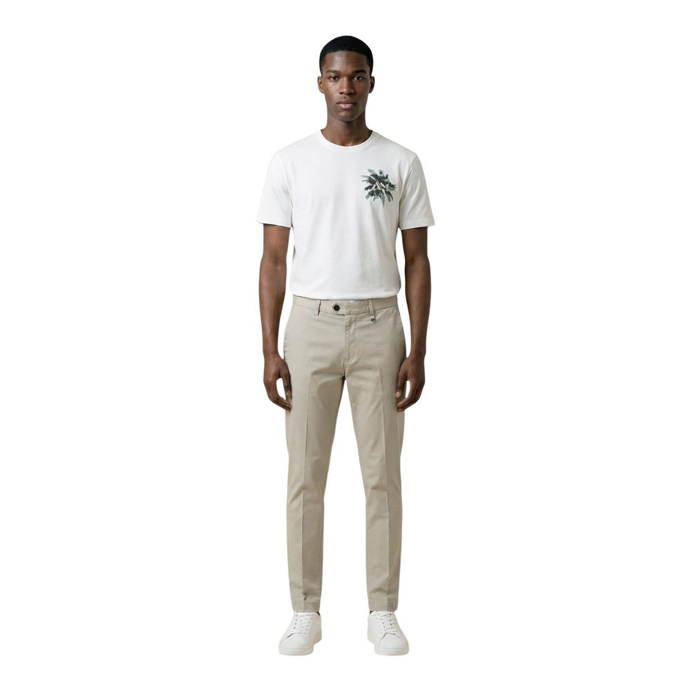 Antony Morato Beige Cotton Skinny Pants