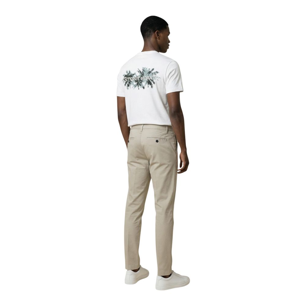 Antony Morato Beige Cotton Skinny Pants