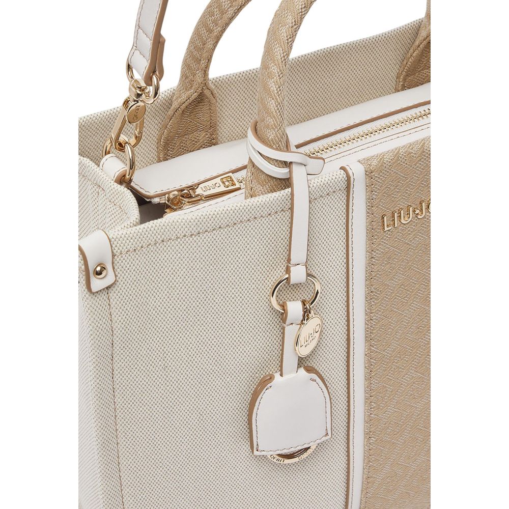Liu Jo Beige Cotton Handbag