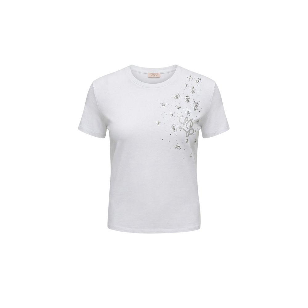 Liu Jo White Cotton T-Shirt