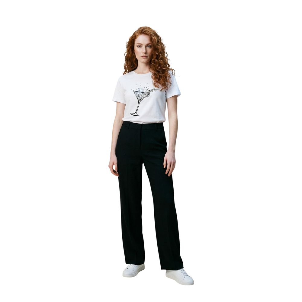 Liu Jo White Cotton T-Shirt