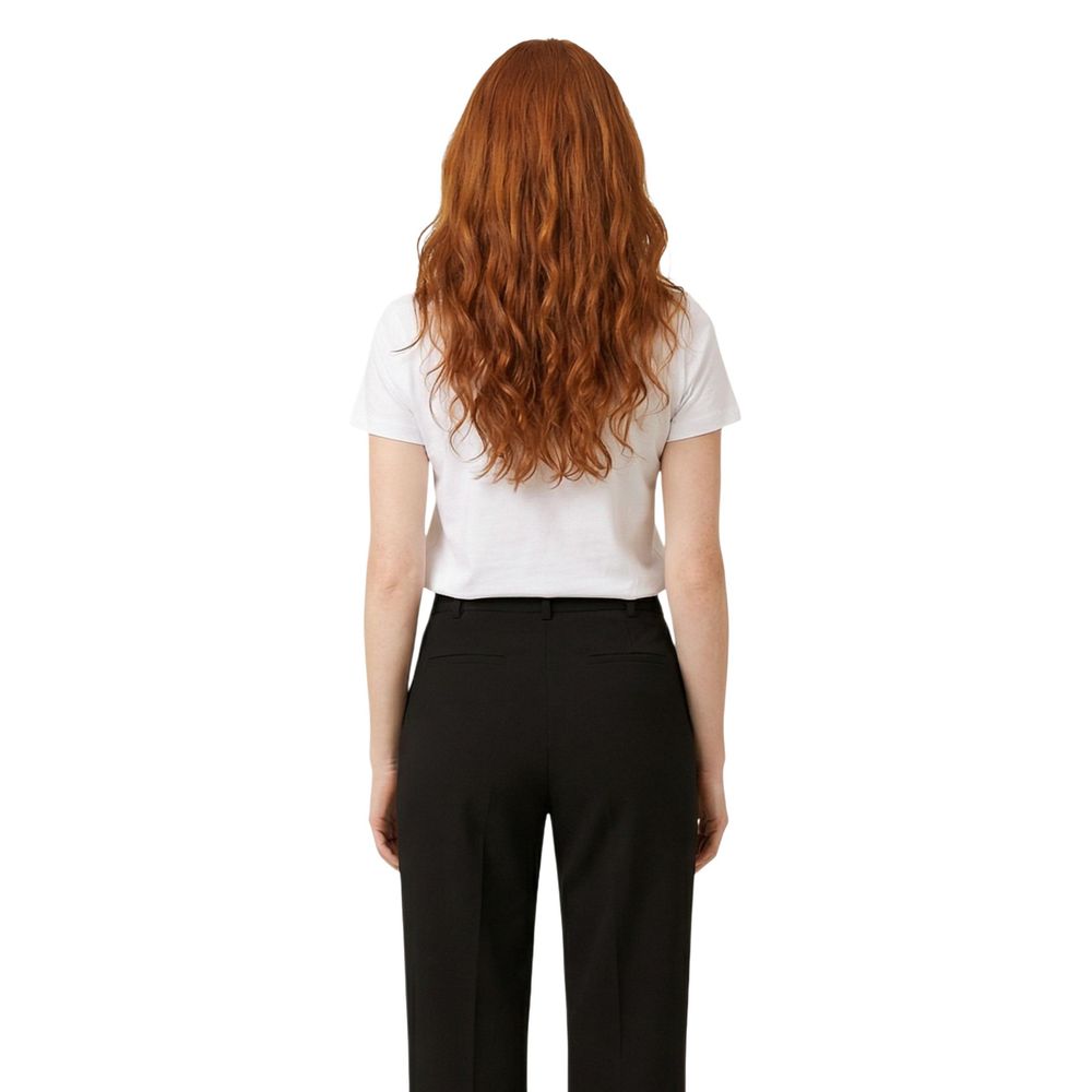 Liu Jo Cream Cotton T-Shirt