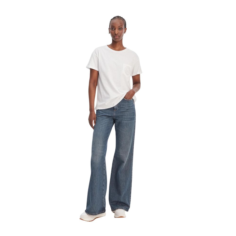Liu Jo White Cotton T-Shirt