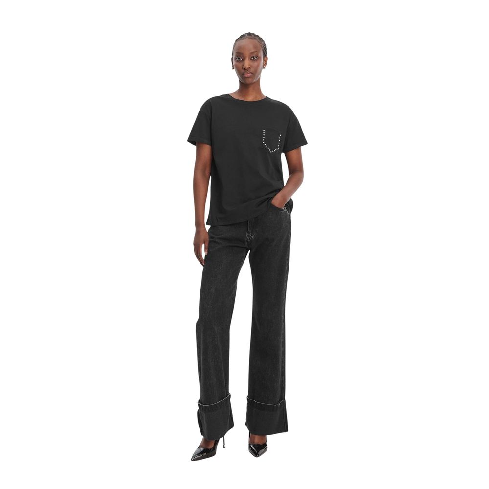 Liu Jo Bicolor Cotton T-Shirt